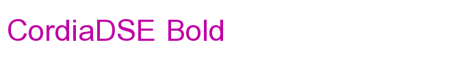 CordiaDSE Bold